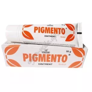 Пигменто мазь Чарак 50г, Pigmento Ointment, Charak, мазь при витилиго, Аюрведа Здесь