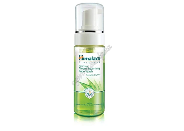Фото 1 - Пінка для вмивання з Німом Хімалая 150мл, Himalaya Herbals Neem Foaming Face Wash, Пенка для умывания с Нимом, Хималая, Аюрведа