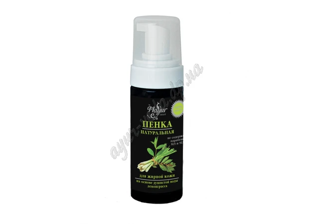 Фото 1 - Natural foam for washing for oily skin, based on lemongrass scented water TM Mayur, 150 ml., natural foam for washing