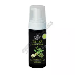 Natural foam for washing for oily skin, based on lemongrass scented water TM Mayur, 150 ml., natural foam for washing