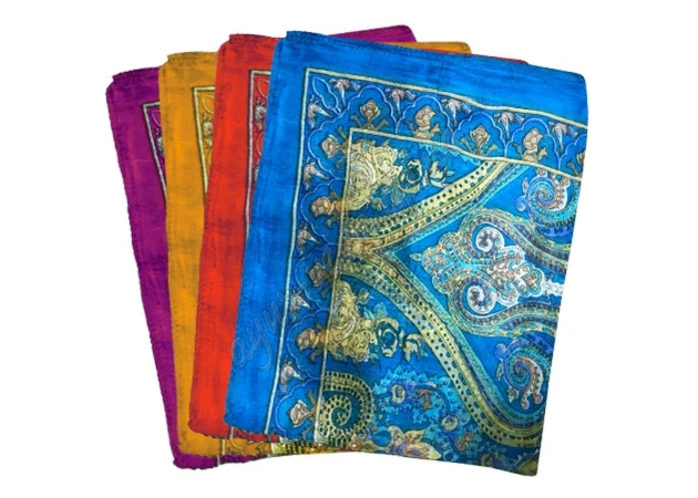Фото 1 - Handkerchief (scarf) silk 50x100 cm, colors in ass., Ayurveda