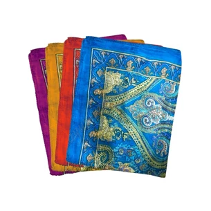 Handkerchief (scarf) silk 50x100 cm, colors in ass., Ayurveda
