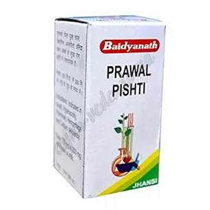 Правал Пиши 5г Байдьянатх, порошок коралла, Praval Pishti Baidyanath, Аюрведа