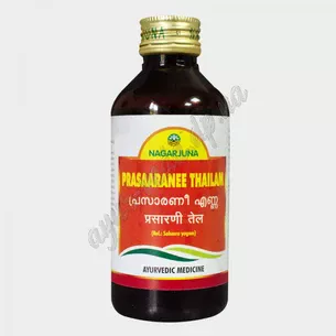 Prasaryn Thail 200 ml Nagarjuna, Nagarjuna Prasaaranee Thailam, for vata imbalances, polyarthritis,