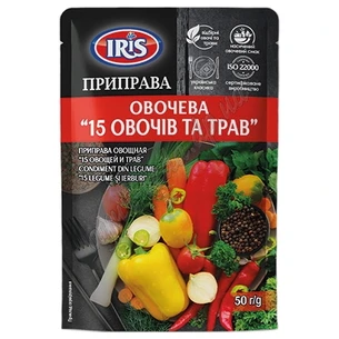 Приправа 15 овочів 50г Ямуна ТМ Iris, Аюрведа Здесь