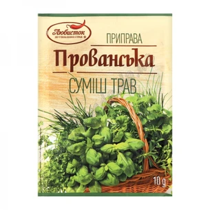Приправа смесь трав «Прованская» ТМ «Любисток» 10г, Аюрведа.