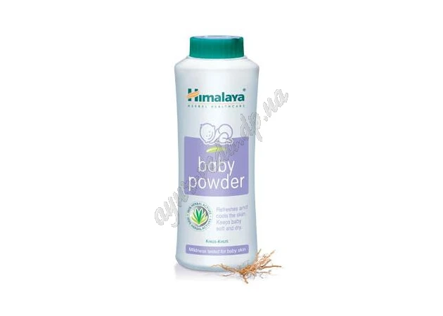 Фото 1 - Присыпка детская Миндаль&Ветивер 200г, Himalaya Herbal Baby Powder, Аюрведа