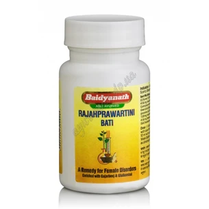 Raja will turn over 80 tab. Baidyanath, Raja pravartini Vati Baidyanath, for amenorrhea, Ayurveda