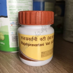Raja will turn over 80 tab. Divya Patanjali, Raja pravartini Vati Divya patanjali, for amenorrhea, Ayurveda