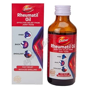 Ревматил масло 50мл Дабур, Ревматил масло, Rheumatil Oil Dabur, при остеохондрозе, артрите, ишиасе, Аюрведа.