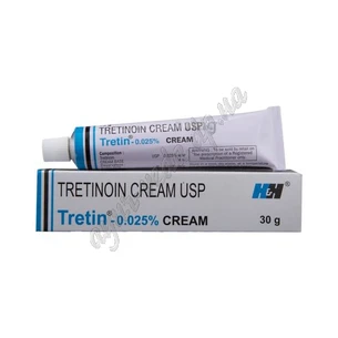 Retinol cream from acne and wrinkles Tretin 30g H&H Pharmacutica, Treetin 0.025% USP H&H Pharmacutica LLP, Ayurveda