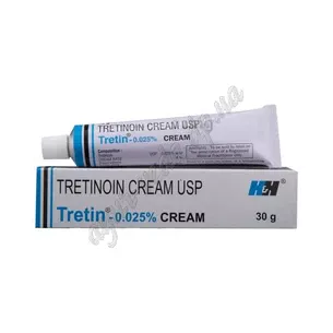Ретинол крем от прыщей и морщин Третин 30г H&H Фармасьютіка, Tretin 0,025% USP H&H Pharmacutica LLP, Аюрведа Здесь