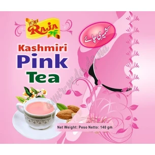 Pink green tea Raja 140 g, Raja Kashmiri pink tea, Ayurveda