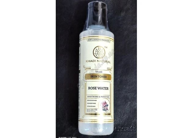 Фото 1 - Розовая вода Кхади 210мл, Khadi Natural Pure Rose Water, Аюрведа Здесь