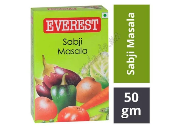 Фото 1 - Сабджи масала 50г Эверест, Sabji Masala Everest, натуральная приправа для овощей, Аюрведа Здесь