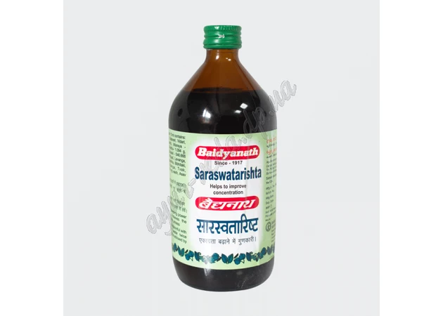Фото 1 - Saraswatarishtham 450ml Baidyanath Saraswatharishtam, Saraswatharishtam, Baidyanath Saraswatharishtam, normalizes the work of the body.