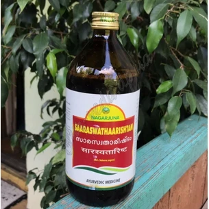 Сарасватаріштхам 450 мл. Нагарджуна, Saraswatharishtam, Nagarjuna Saraswatharishtam, Сарасватариштам, нормализирует работу орган