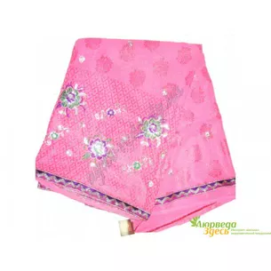 Sary Sandhya-1 pink chiffon, Ayurveda