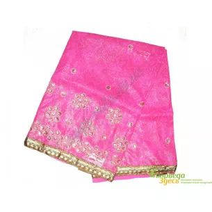 Sary Sandhya-5 crimson chiffon, Ayurveda