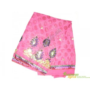 Saree Sandhya-9 pink chiffon, Ayurveda