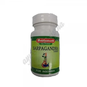 Sarpagandha 50 tab. Baidyanath, Baidyanath Sarpagandha, Ayurveda.