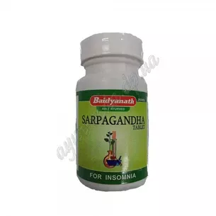 Сарпагандха 50 таб. Байдьянатх, Baidyanath Sarpagandha, Аюрведа.