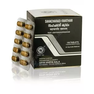 Sahacharadi Kwath (kashayam) Kottakkal 100 tab, Sahacharadi Kwatham Kottakkal Arya Vaidya Sala, for rheumatic diseases