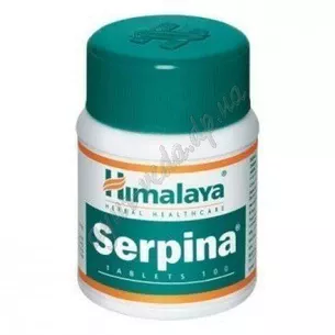СЕРПИНА Хималая 100таб, SERPINA Himalaya, восстанавливает нормальное кровяное давление, Аюрведа Здесь!