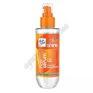 Серум для волос Силк-энд-Шайн 50мл, Silk-n-Shine Hair serum Удивительное средство сыворотка для волос с распылителем, Аюрведа