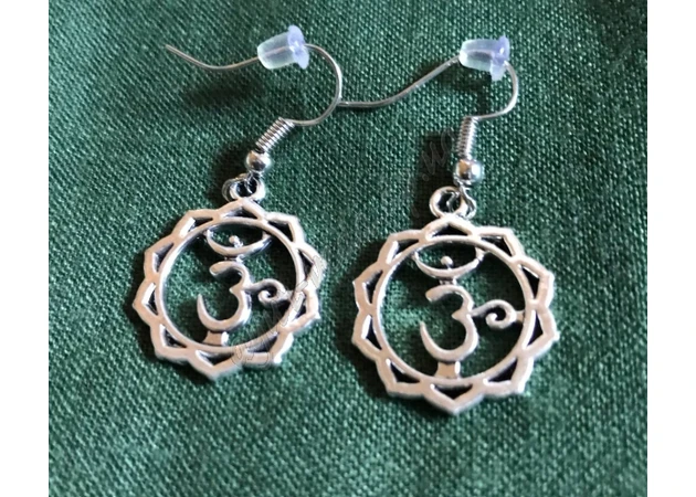 Фото 1 - OM yoga Earring, UT-00002562, Ayurveda Zdes