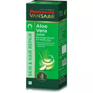 Сок Алоэ 1,00 л Байдьянатх срок 12/24 включительно, Сок Алоэ Вера, Aloe Vera Juice GoodCare Baidyanath, Аюрведа
