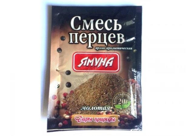Фото 1 - A mixture of 5 peppers, ground, 50g. Yamuna, Ayurveda Here
