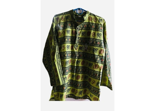 Фото 1 - Shirt with mantras 00000060344-1, kurta mantra shirt, Ayurveda