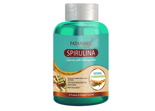 Фото 1 - Spirulina Ashwagandha 60 kopecks. Patanjali term 09.24 inclusive, Spirulina, Patanjali Spirulina Ashwagandha,