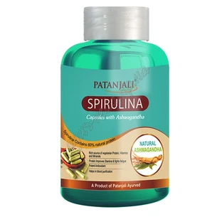 Spirulina Ashwagandha 60 kopecks. Patanjali term 09.24 inclusive, Spirulina, Patanjali Spirulina Ashwagandha,