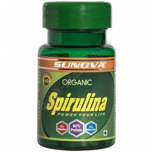Spirulina Organic 60 kopecks. Sunova, Sunova Organic Spirulina, Spirulina Organic, Ayurveda