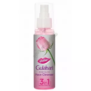 Spray 3 in 1 Dabur Gulabari with Rose 100ml, Dabur Gulabari Rose Glow face Cleanser, Ayurveda