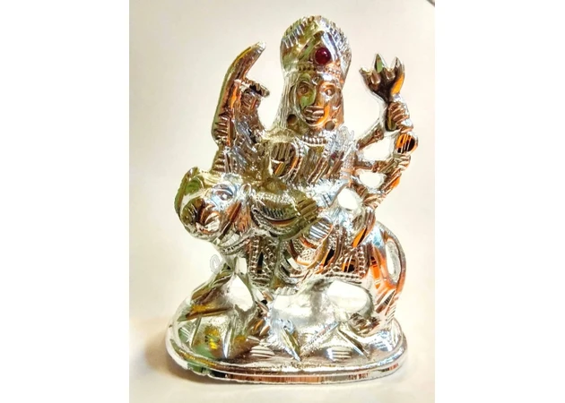 Фото 1 - Statuette Durga height 11 cm. Silumin, UT-00003320, Ayurveda