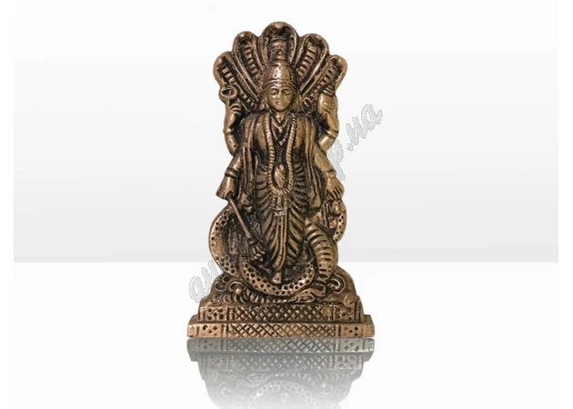Фото 1 - Statuette of Vishnu on Sheshe, 9.5 cm, Vishnu murti, Ayurveda