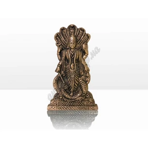 Статуетка Вишну на Шеше, 9,5см, Vishnu murti, Аюрведа Здесь