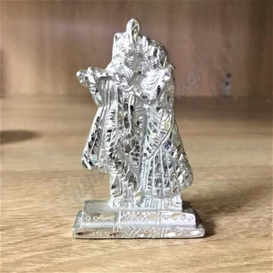 Статуетка Крішна і Радха сілумін., 9,5 см., Кришна Радха статуэтка, Аюрведа Здесь