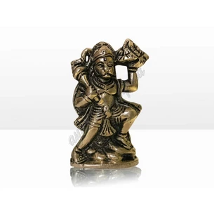 Статуетка Хануман Сандживани 8,5см ширина 6см плоск., Hanuman murti, Аюрведа Здесь