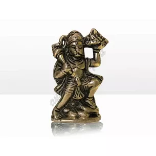 Статуетка Хануман Сандживани 8,5см ширина 6см плоск., Hanuman murti, Аюрведа Здесь
