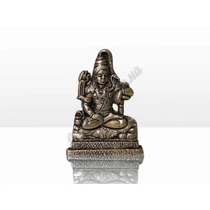 Статуетка Шива медитирующий h 9,5см ширина 7см, Shiva Murti, Аюрведа Здесь