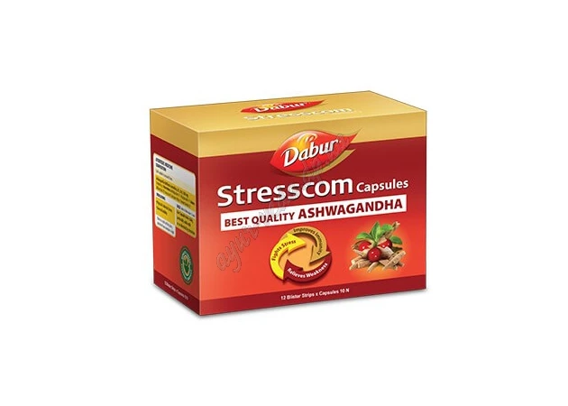 Фото 1 - Стресском 120 кап. (екстракт!) Дабур, Stresscom Dabur, гармония нервной системы, Аюрведа Здесь