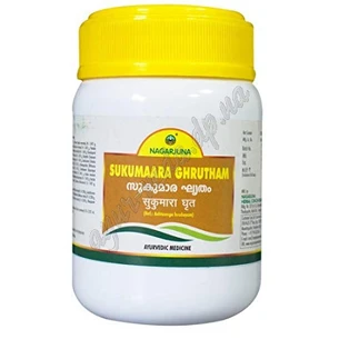 Sukumaram Ghrutham 200g Nagarjuna, Sukumaram Ghrutham Nagarjuna, Increase in energy and attractiveness, Ayurveda
