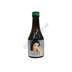 Суракта сироп Байдьянатх 200мл, Surakta Baidyanath, очищение крови, выведение токсинов, Аюрведа.
