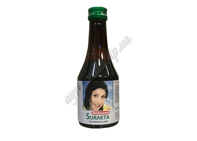 Фото 1 - Суракта сироп Байдьянатх 200мл Surakta syrup Baidyanath очищение крови выведение токсинов Аюрведа здесь