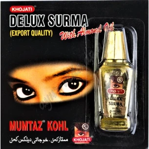 Сурьма (Каджал в порошку) Мумтаз Делюкс 0,5г Кохл Кходжат, Mumtaz Kohl Delux Surma Khojati, Сурьма для глаз, Аюрведа Здесь