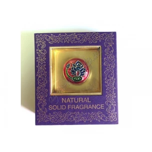Dry Perfume Heart Erection 4 g in brass packaging, Song of India, R. Expo, Heart Erection, Natural Solid Frag